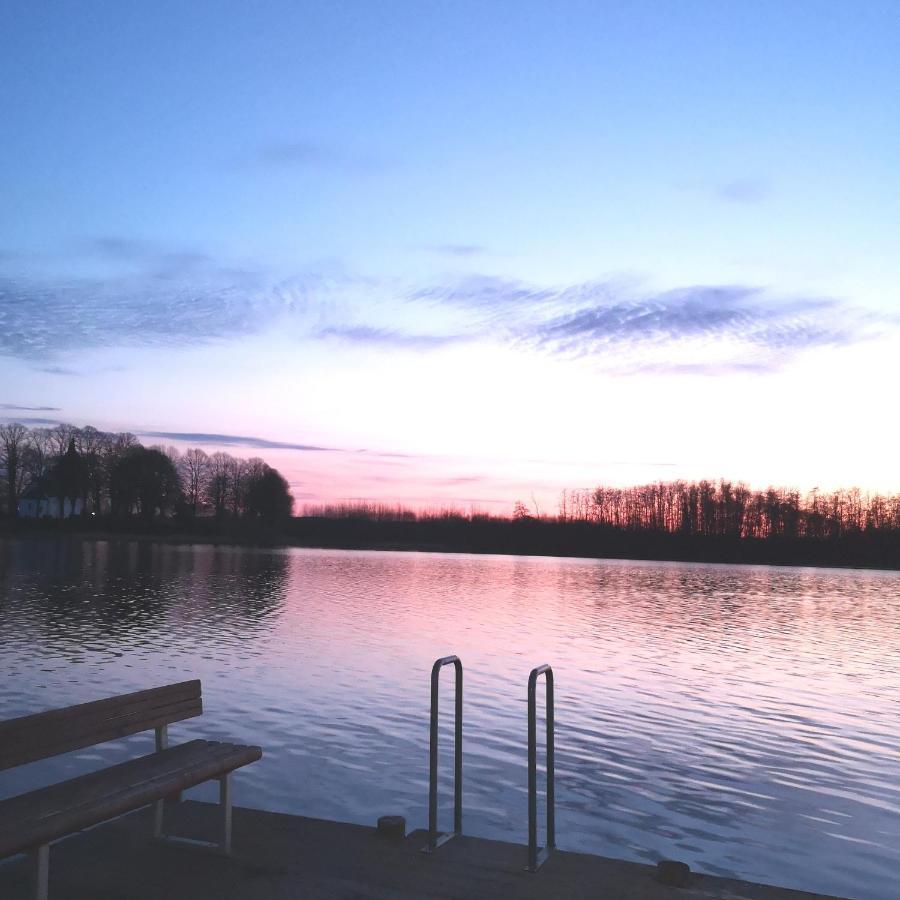Fewo In Bosau Am Ploener See Mit Eigenem Bootssteg App 12 ภายนอก รูปภาพ