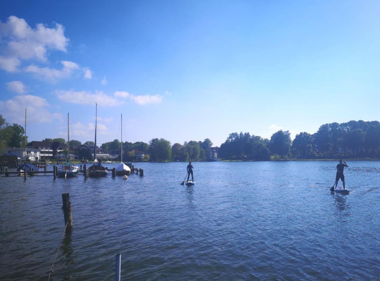 Fewo In Bosau Am Ploener See Mit Eigenem Bootssteg App 12 ภายนอก รูปภาพ